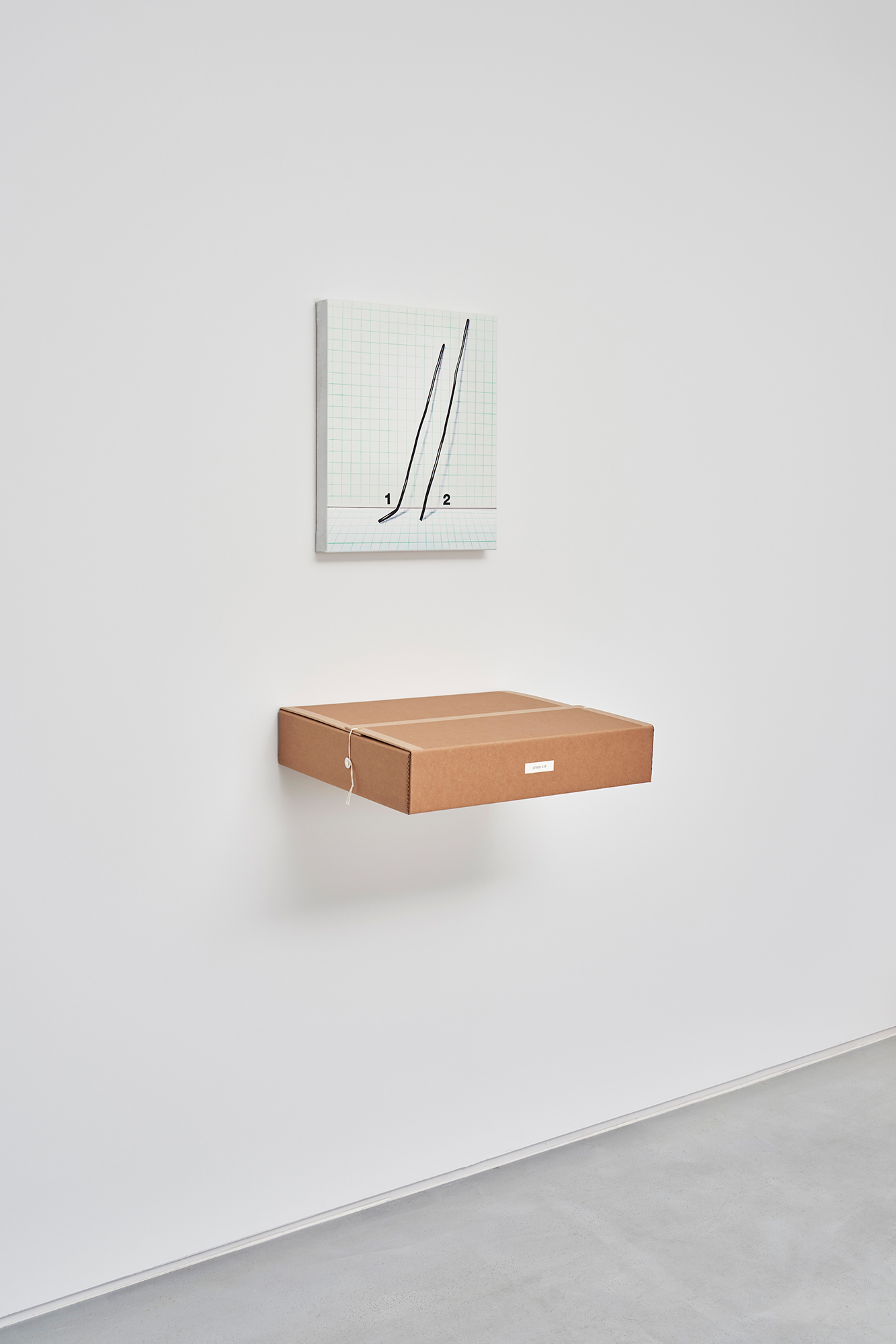 Suyeon Kim, *Two Raindrops Set*, 2022, oil on linen, 45.5 × 37.9 cm / mi×ed media, dimensions variable.